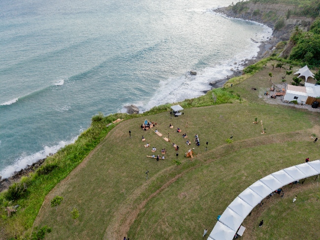 東海岸線地方風景